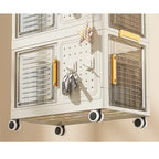 Organisateur de rangement mobile multifonctionnel à roulettes