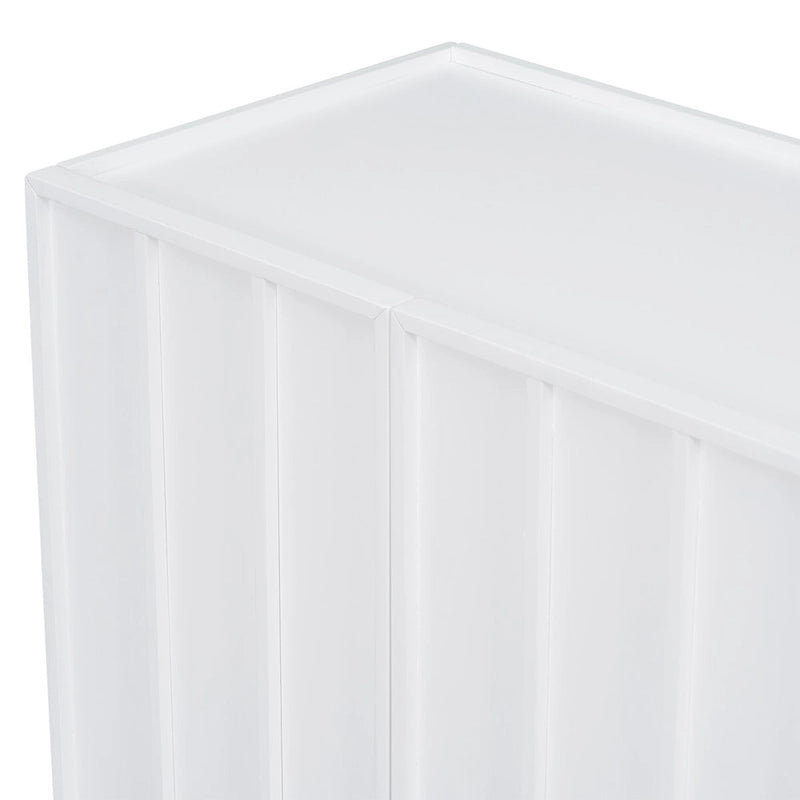 Meuble moderne à 4 portes et étagères réglables