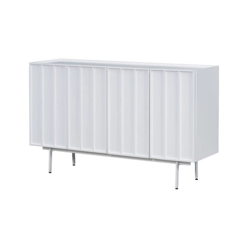 Meuble moderne à 4 portes et étagères réglables