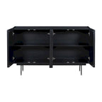 Meuble moderne à 4 portes et étagères réglables