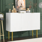 Modern Simple Sideboard Cabinet with Adjustable Shelves for Living Room, Dining Room