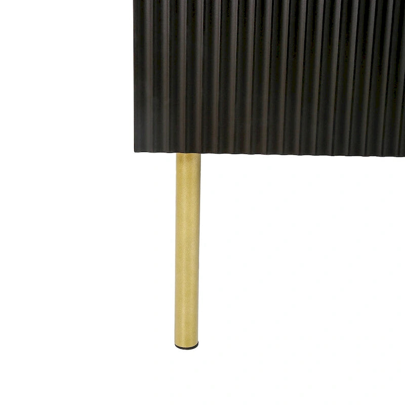 Buffet moderne et simple avec étagères réglables pour salon et salle à manger