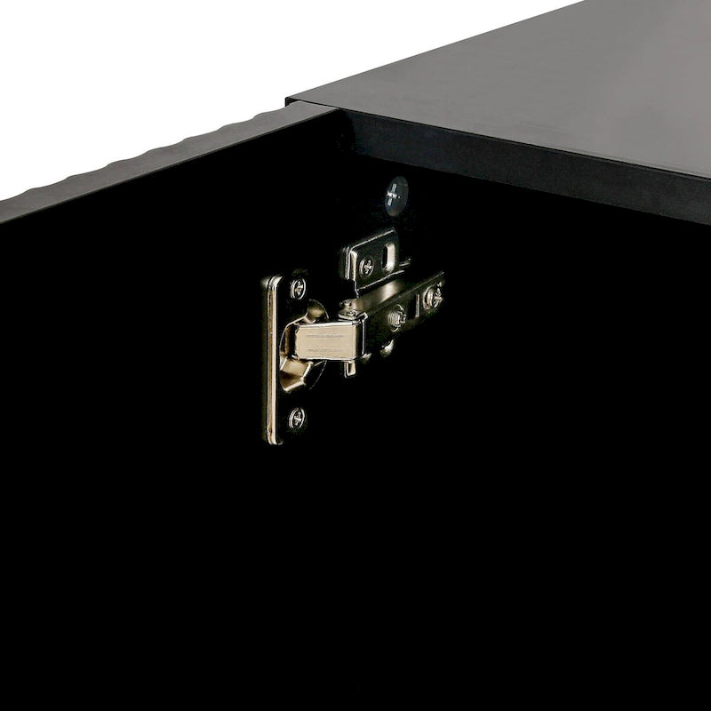 Buffet moderne et simple avec étagères réglables pour salon et salle à manger