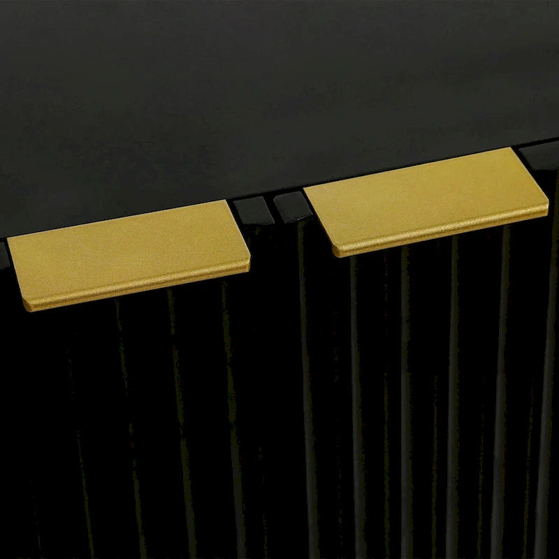 Buffet moderne et simple avec étagères réglables pour salon et salle à manger