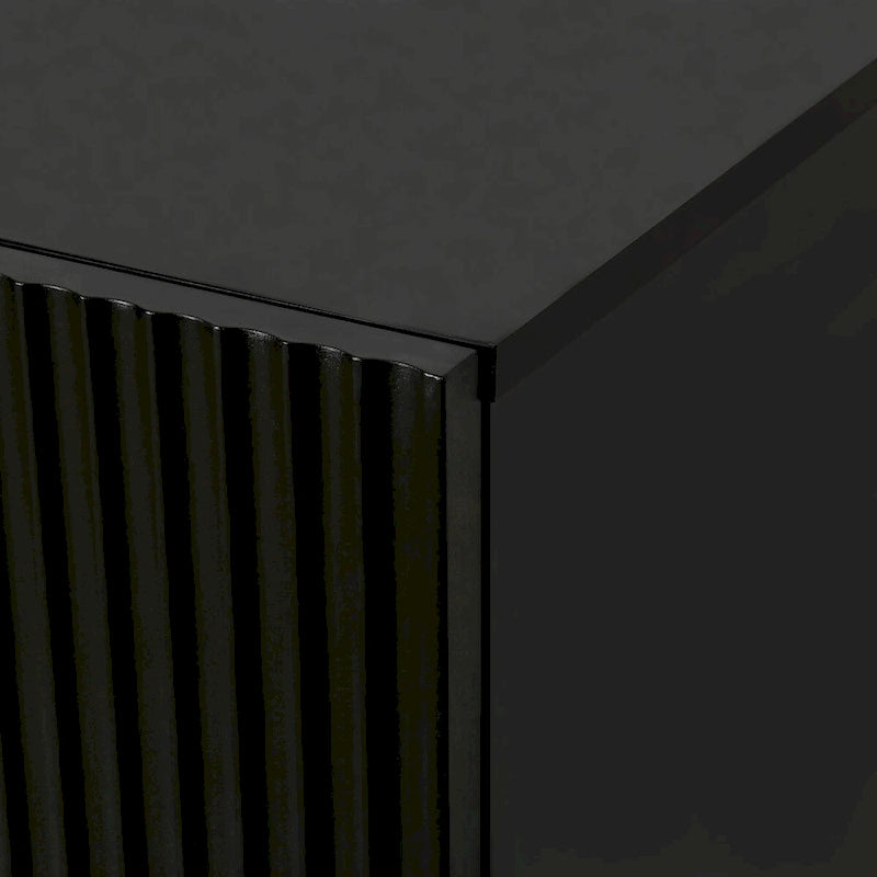 Buffet moderne et simple avec étagères réglables pour salon et salle à manger