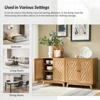 Ensemble de 2 meubles d'appoint Joseph Midcentury de 76 cm de haut et 2 portes, par HULALA HOME