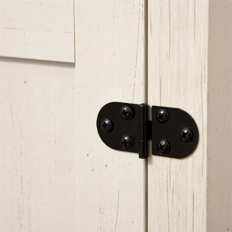 Buffet de cuisine à deux portes de grange avec tiroir