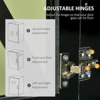 Buffet en bois avec tiroirs de rangement et porte vitrée - Non applicable