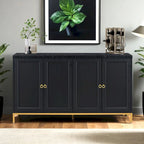Modern Sideboard with Extra Large Storage Space with Metal Handles and Support Legs for Living Room and Dining Room
