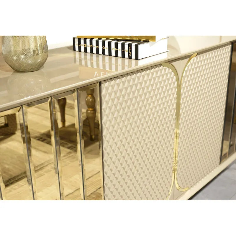 Buffet moderne Madrid avec miroir pour salle à manger