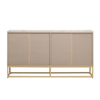 Buffet à 4 portes de 60 pouces avec étagères réglables