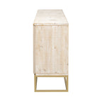 Buffet à 4 portes de 60 pouces avec étagères réglables