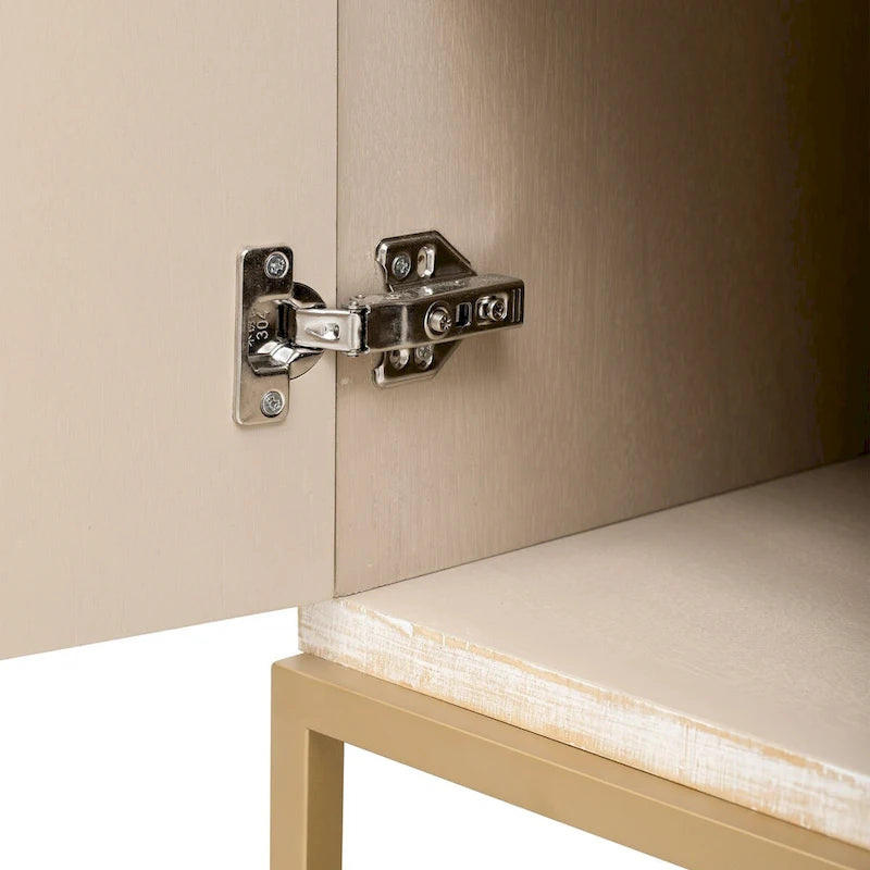 Buffet à 4 portes de 60 pouces avec étagères réglables