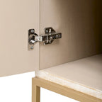 Buffet à 4 portes de 60 pouces avec étagères réglables