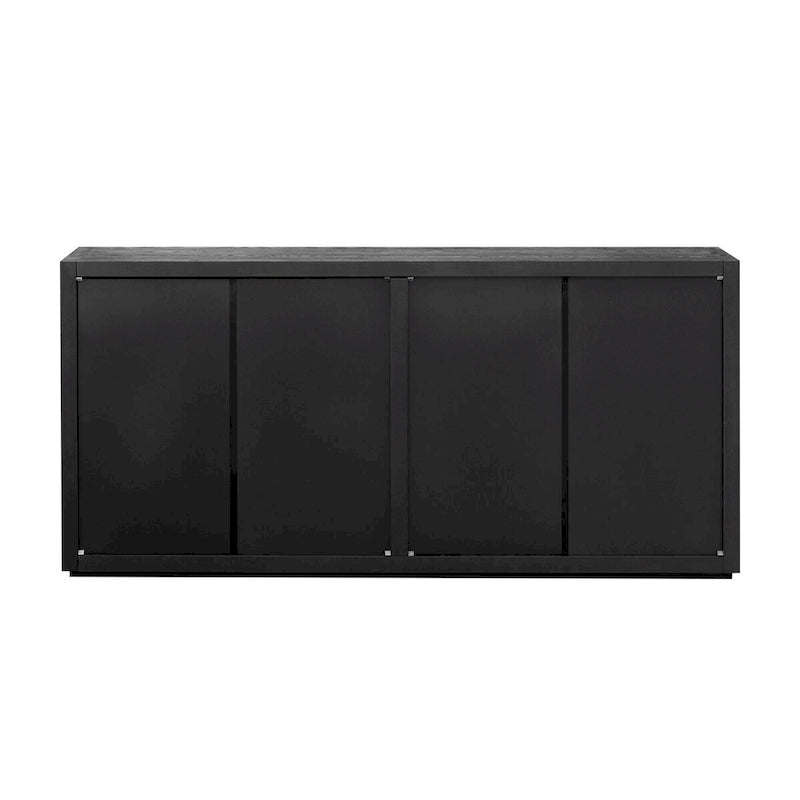 Buffet à quatre portes en placage de frêne