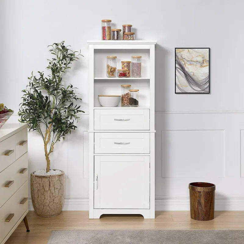 Vitrines avec étagères ouvertes