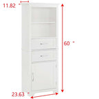 Vitrines avec étagères ouvertes