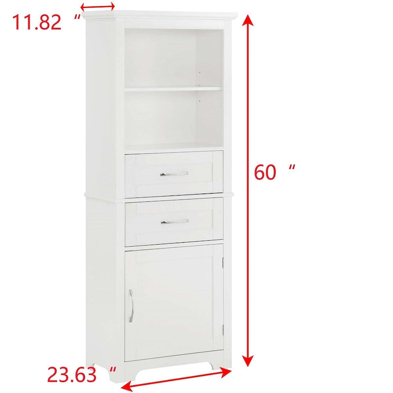Vitrines avec étagères ouvertes
