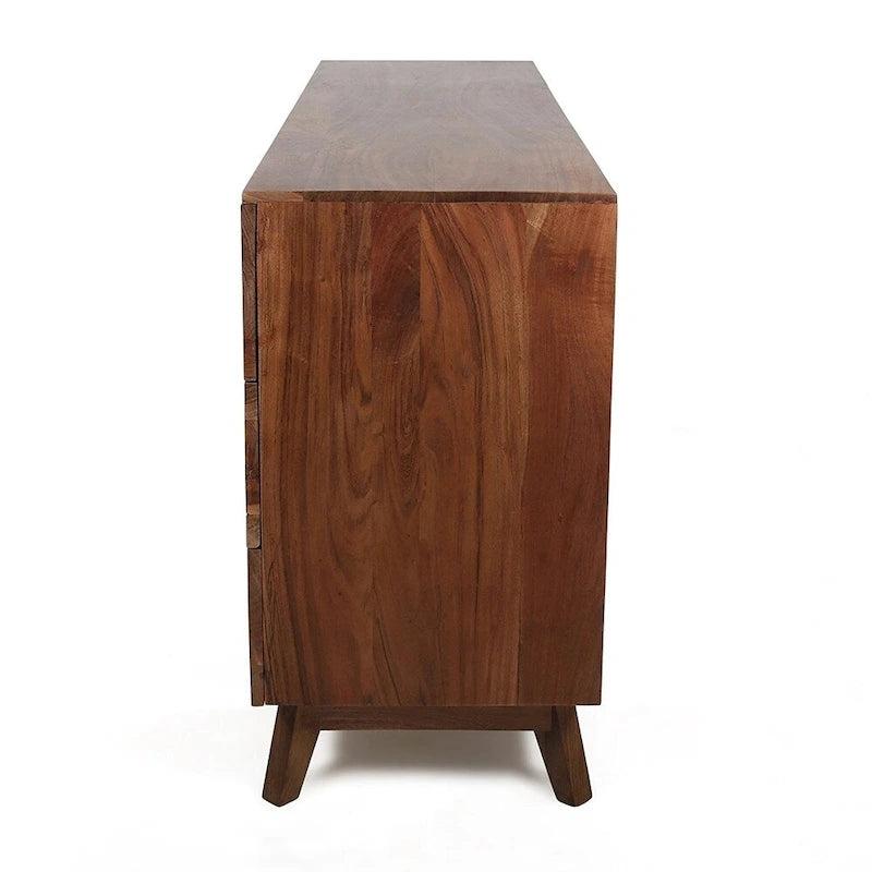 Buffet à six tiroirs en bois