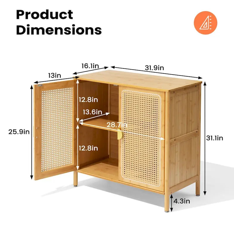 Buffet de cuisine Pellabant style bohème avec portes
