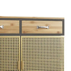 Buffet décoratif moderne avec tiroirs et portes