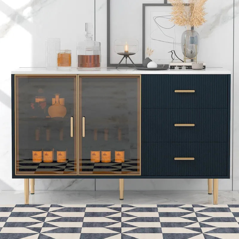 Buffet moderne GEITIN avec portes vitrées