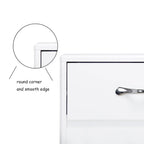 Buffet moderne, poignées et pieds en métal et meuble de cuisine