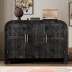 Vintage Chic Wooden Sideboard with Foot Pads