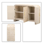 Buffet en bois style vintage chic avec patins de protection