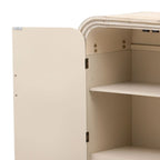 Buffet en bois style vintage chic avec patins de protection