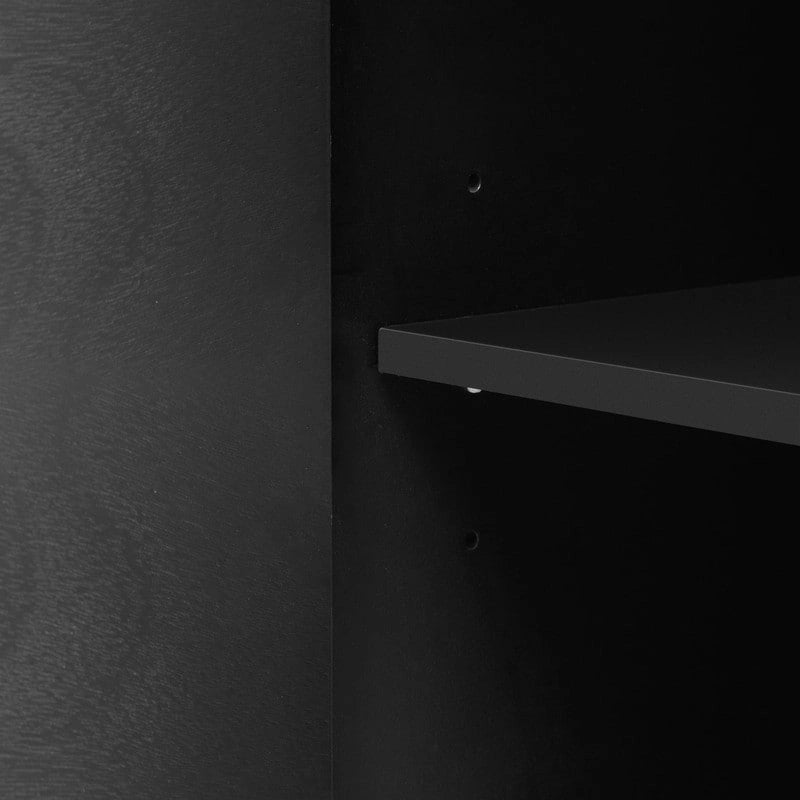 Meuble léger au design luxueux, doté de pieds de support uniques et d'étagères réglables, idéal pour les salons et les couloirs.