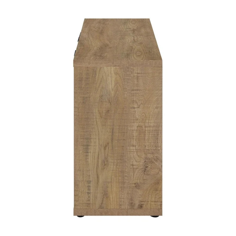 Meuble d'appoint Pamplona Mango à 3 portes avec étagères réglables