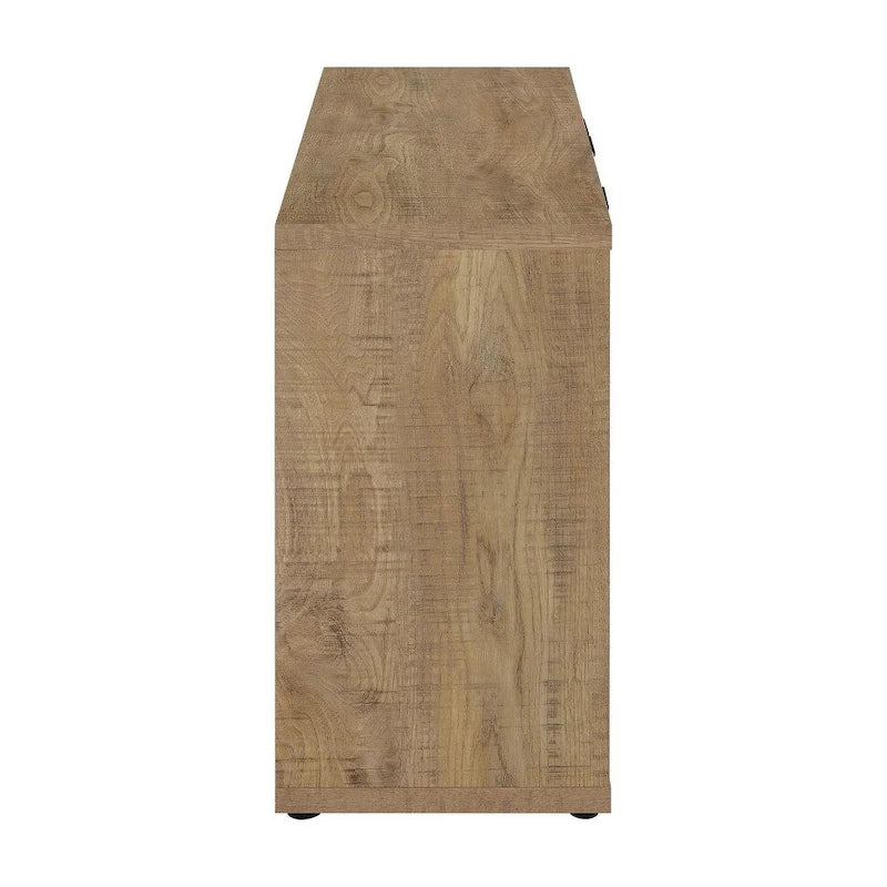 Meuble d'appoint Pamplona Mango à 3 portes avec étagères réglables