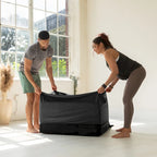 Rampe d'accès Avana Reach Super Ramp / Banc de lit convertible avec housse amovible pour yoga et massage, en microvelours