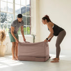 Rampe d'accès Avana Reach Super Ramp / Banc de lit convertible avec housse amovible pour yoga et massage, en microvelours