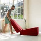 Rampe d'accès Avana Reach Super Ramp / Banc de lit convertible avec housse amovible pour yoga et massage, en microvelours