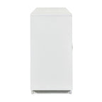 Buffet offrant un grand espace de rangement et des étagères réglables