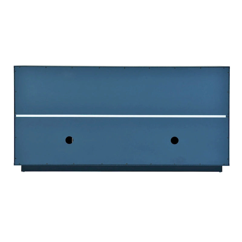 Buffet offrant un grand espace de rangement et des étagères réglables