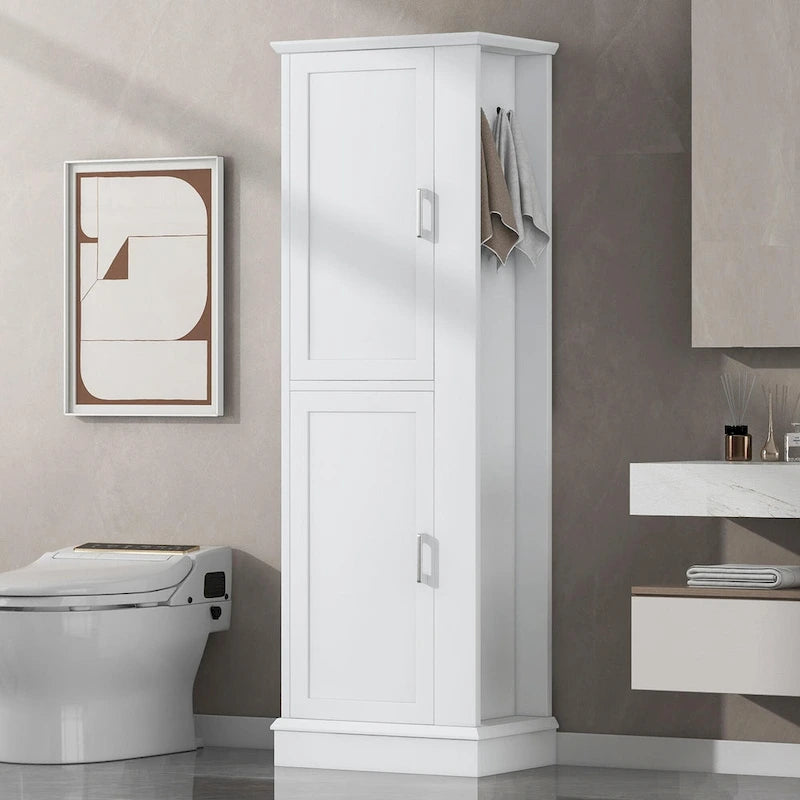 Armoire de rangement haute pour salle de bain