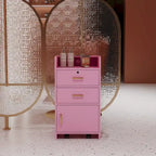 Armoire de rangement verrouillable pour salon de beauté, support pour sèche-cheveux, tiroir pour matériel de coiffure