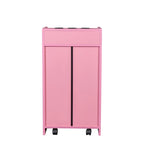 Armoire de rangement verrouillable pour salon de beauté, support pour sèche-cheveux, tiroir pour matériel de coiffure