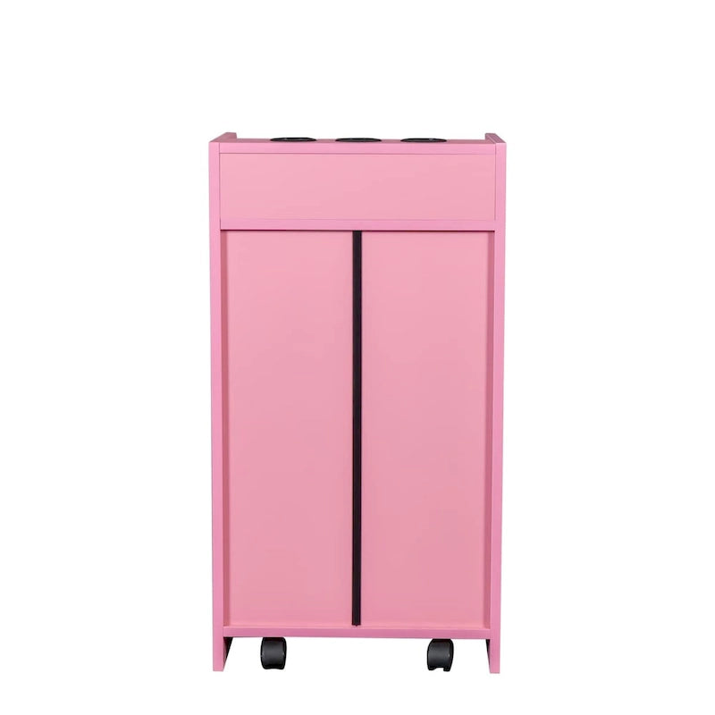 Armoire de rangement verrouillable pour salon de beauté, support pour sèche-cheveux, tiroir pour matériel de coiffure