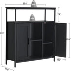 Armoire de rangement à 2 portes - 11,81 cm (P) x 35,43 cm (L) x 31,5 cm (H)