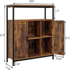 Armoire de rangement à 2 portes - 11,81 cm (P) x 35,43 cm (L) x 31,5 cm (H)