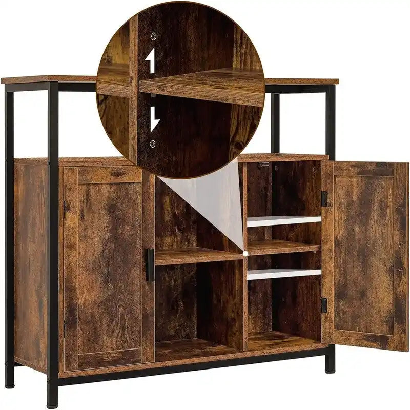 Armoire de rangement à 2 portes - 11,81 cm (P) x 35,43 cm (L) x 31,5 cm (H)
