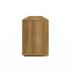 Meuble TV contemporain Techni Mobili pour téléviseurs jusqu'à 70 pouces, chêne