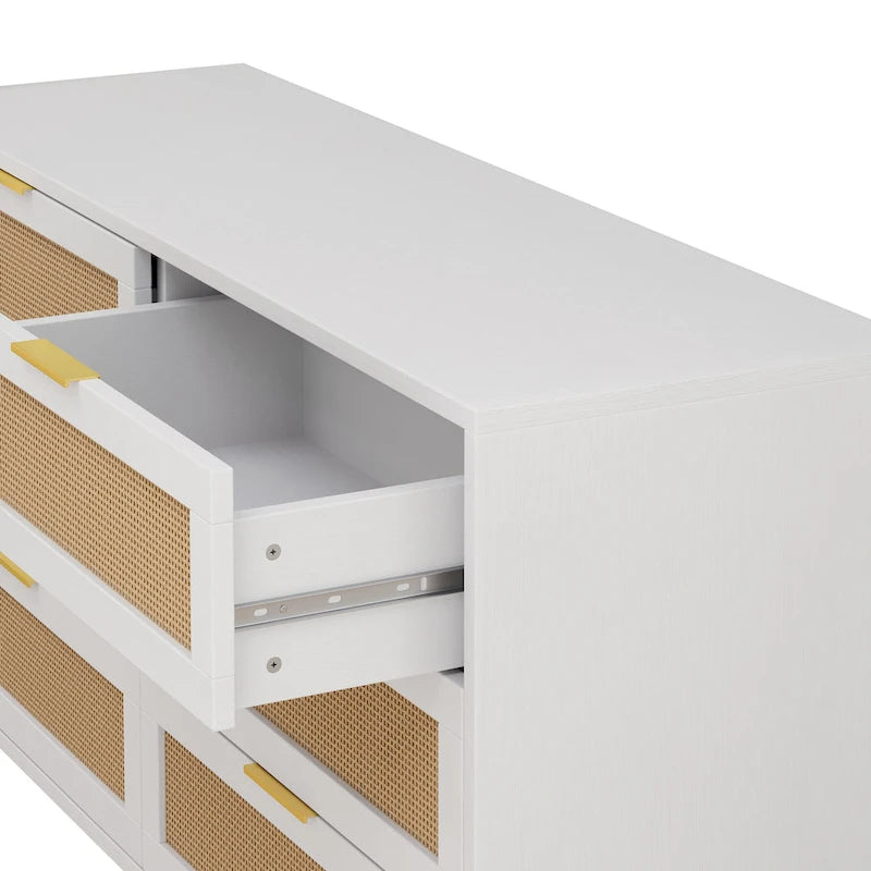 Meuble en rotin à 6 tiroirs de 51,18 L