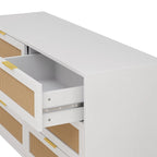 Meuble en rotin à 6 tiroirs de 51,18 L