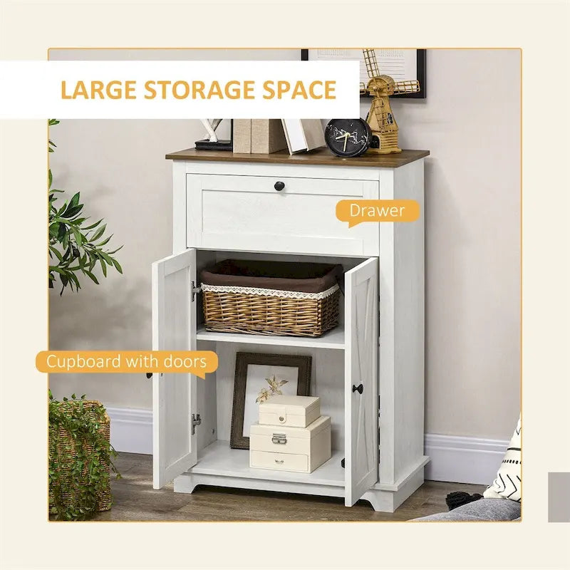 Buffet de cuisine avec tiroir et étagère réglable