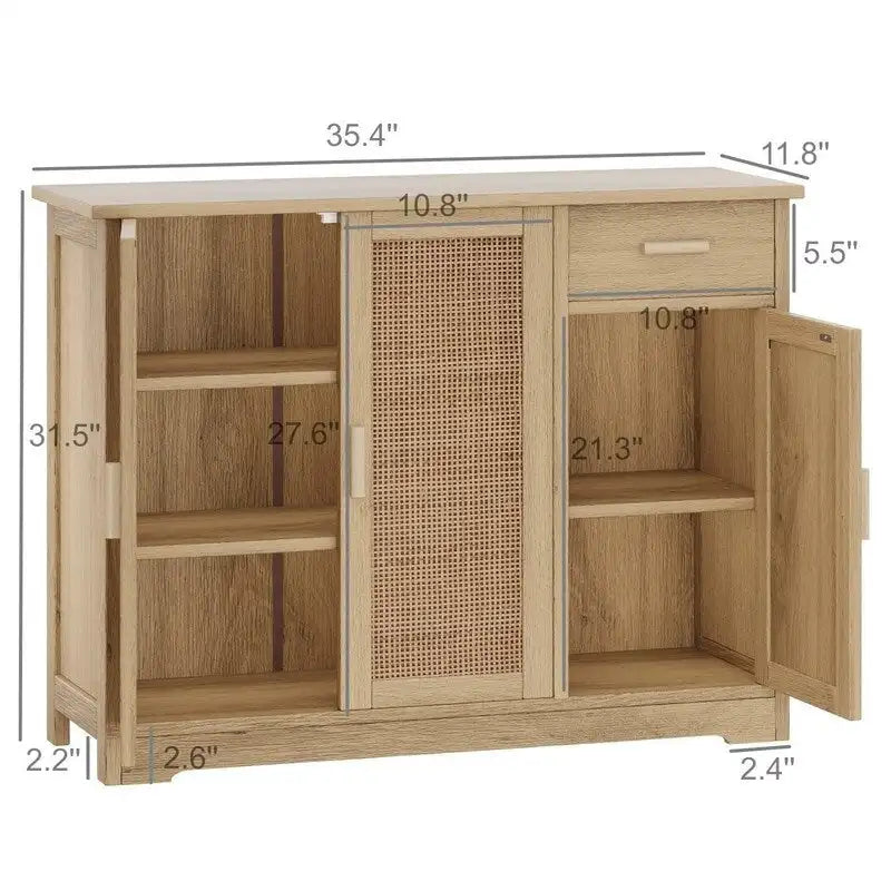 Meuble de rangement de cuisine - 11,8 cm (P) x 35,4 cm (L) x 31,5 cm (H)